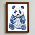 DIY Blue & White Porcelain Mosaic Kit | Panda