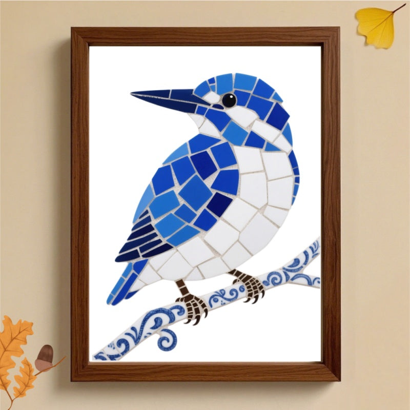 DIY Blue & White Porcelain Mosaic Kit | Oriental Magpie