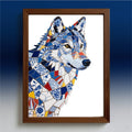 DIY Blue & White Porcelain Mosaic Kit | Wolf