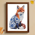 DIY Blue & White Porcelain Mosaic Kit | Fox