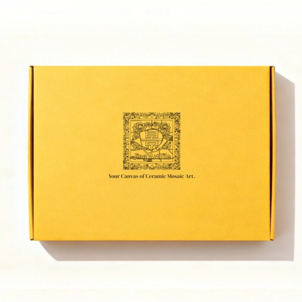 DIY Blue & White Porcelain Mosaic Kit | Qipao